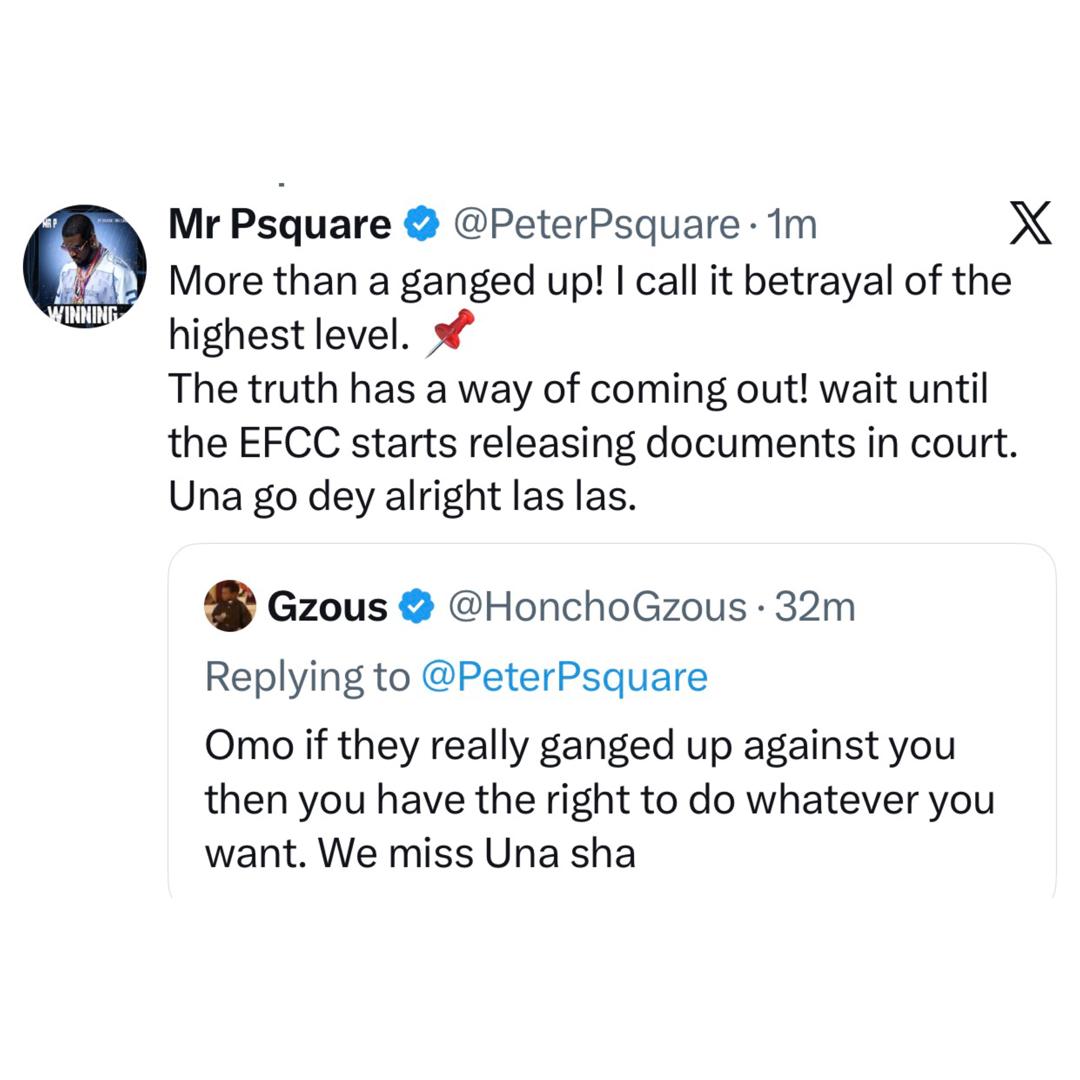 I discovered the name - Peter Okoye responds to X-user who asked him to drop the PSquare name after changing his birthday